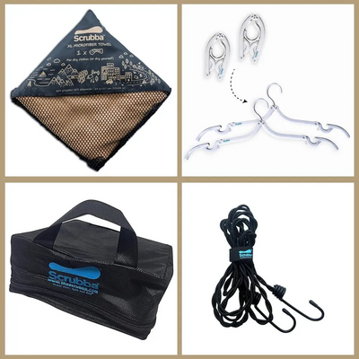 Scrubba Tactical Portable Wash Bag & Dry Kit Image