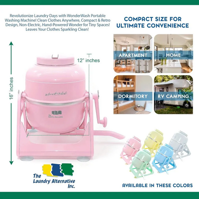 The Laundry Alternative Wonderwash Retro Colors Image