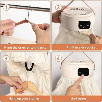 Tzdxfgl Portable Clothes Dryer Image