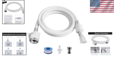 Unbranded Portable washing machine hoses Image