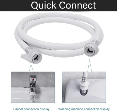Unbranded Portable washing machine hoses Image
