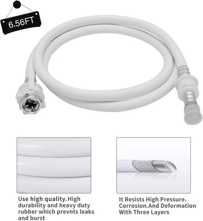 Unbranded Portable washing machine hoses Image