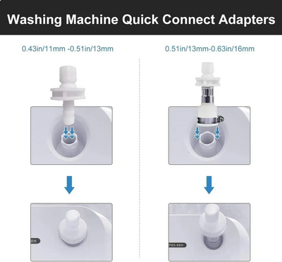 Unbranded Portable washing machine hoses Image