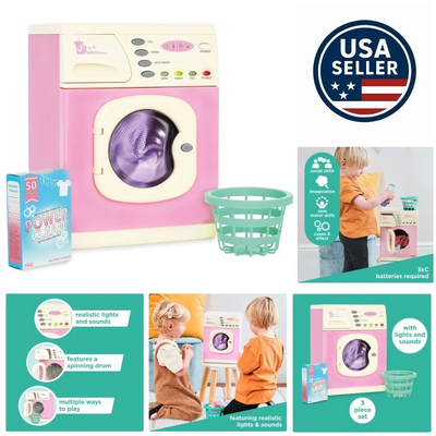 Unbranded Toy Washing Machine for Kids Image