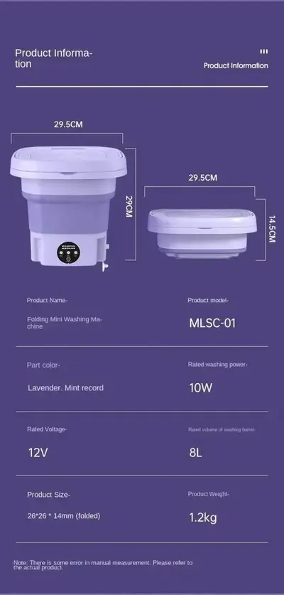 Unbranded Foldable Washing Machine Image