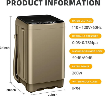 Unbranded Full Automatic Washing Machine Image