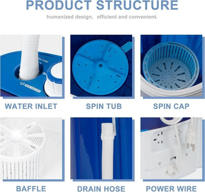Unbranded Portable Mini Washer Image