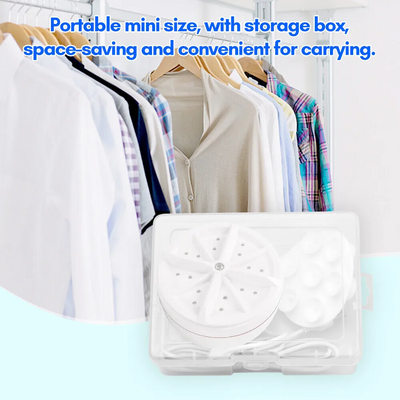 Unbranded/Generic Mini Turbo Washing Machine Image