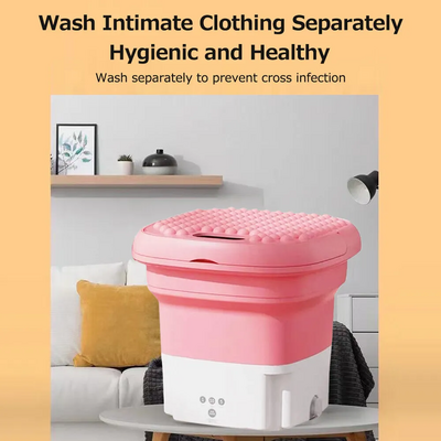 Unbranded/Generic Folding Automatic Ultrasonic Washing Machine Image
