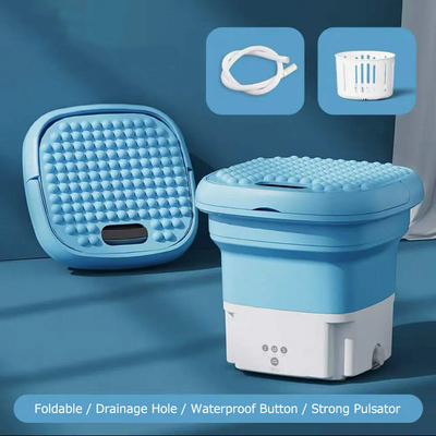 Unbranded/Generic Folding Automatic Ultrasonic Washing Machine Image
