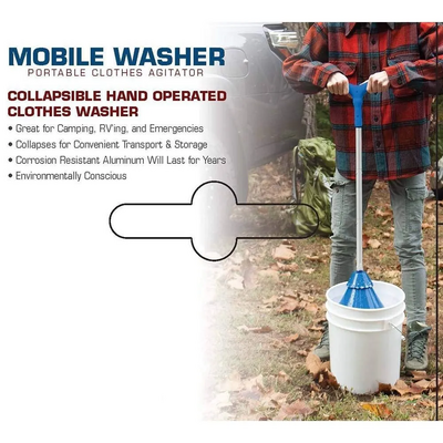 Unknown Brand Mobile Washer Portable Clothes Agitator Image