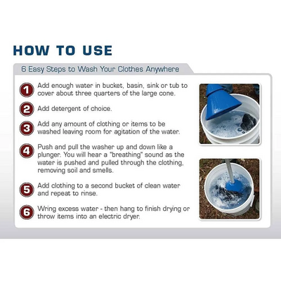 Unknown Brand Mobile Washer Portable Clothes Agitator Image