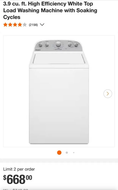 Whirlpool WTW4950HW Image