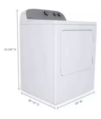Whirlpool Wtw4957pw/wed4815ew Image