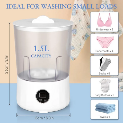 XSMNER 1.5L Underwear Washing Machine Image