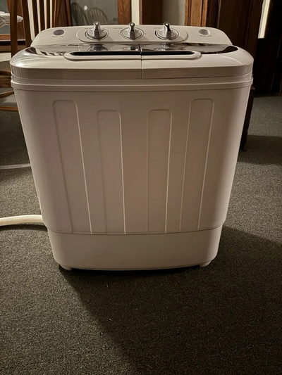 ZENY Portable clothes washing machine mini twin tub Image