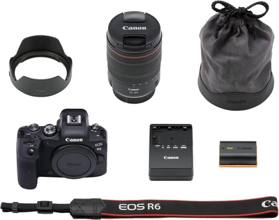 Canon USA Canon EOS R6 + RF24-105mm F4 L IS USM Kit Image