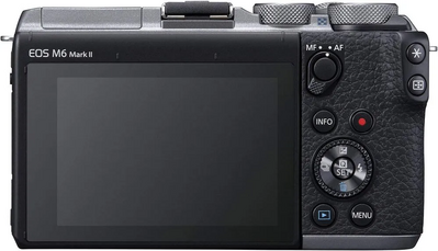 Canon USA Canon EOS M6 Mark II (Silver)+EF-M 18-150mm f/3.5-6.3 IS STM + EVF Kit Image