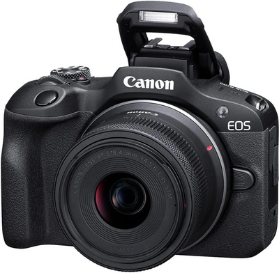 Canon EOS R100 RF-S18-45mm F4.5-6.3 IS STM & RF-S55-210mm F5-7.1 IS STM Lens Kit Image