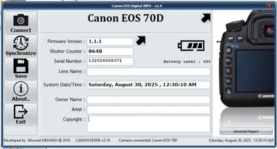 Canon Eos 70d Image
