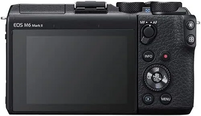 Canon EOS M6 Mark II Mirrorless , (Black)+EF-M 15-45mm F/3.5-6.3 IS STM + EVF Kit Image