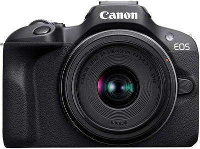 Canon EOS R100 RF-S18-45mm F4.5-6.3 IS STM Lens Kit Image