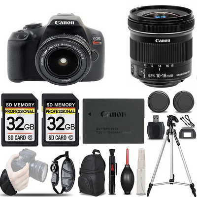 Canon Eos rebel t7 dslr camera with 18-55mm lens Image