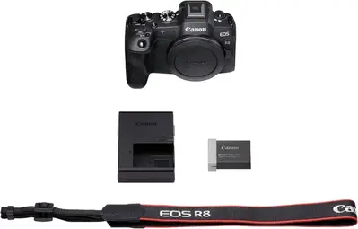 Canon EOS R8 with Cropping Guide Firmware Image