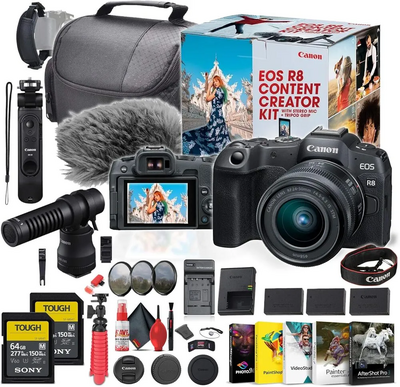 Canon EOS R8 Content Creator Kit Image