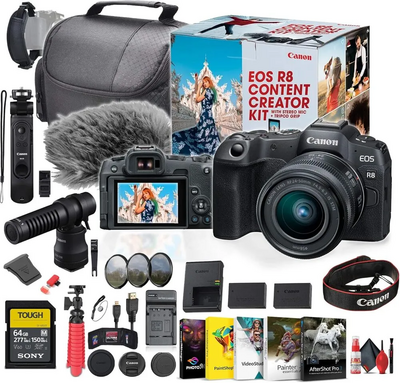 Canon EOS R8 Content Creator Kit Image
