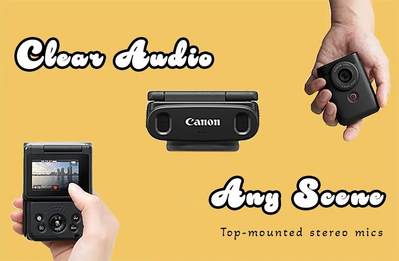 Canon PowerShot V10 Vlog  for Content Creators (Silver) Image