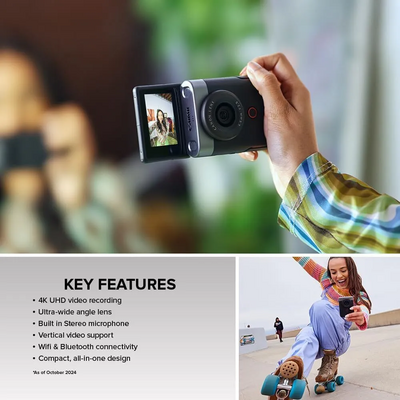 Canon PowerShot V10 Vlog  for Content Creators (Silver) Image