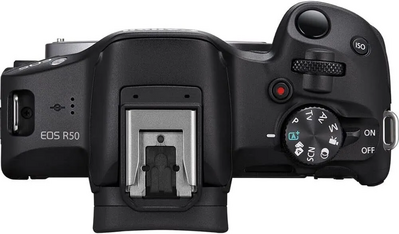 Canon EOS R50 RF-S18-45mm F4.5-6.3 IS STM Lens Kit (Black) Image