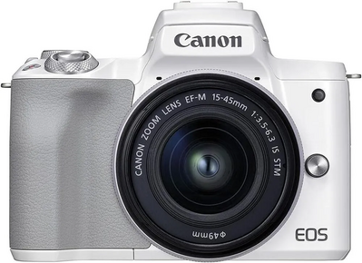 Canon EOS M50 Mark II + EF-M 15-45mm IS STM Kit White Image