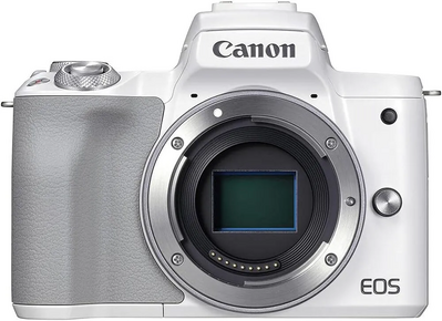Canon EOS M50 Mark II + EF-M 15-45mm IS STM Kit White Image