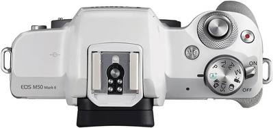 Canon EOS M50 Mark II + EF-M 15-45mm IS STM Kit White Image