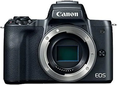 Canon EOS M50 Mirrorless Digital  with 15-45mm Lens (White) Image