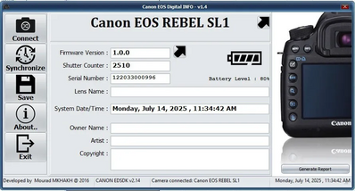 Canon Rebel SL1 Image