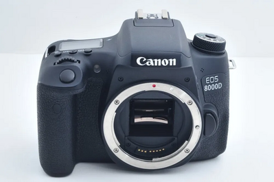 Canon EOS 8000D 24.2MP Digital SLR Camera Black Body Image