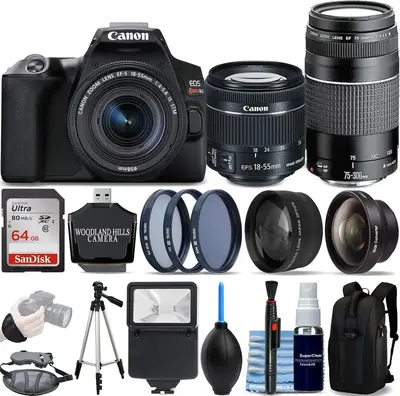 Canon EOS REBEL SL3 (BK) + EF-S18-55mm f/4-5.6 IS STM kit Image