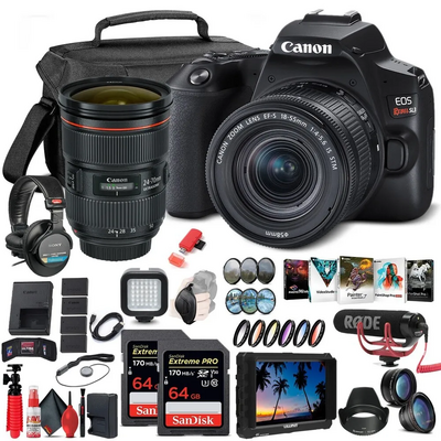Canon EOS REBEL SL3 (BK) + EF-S18-55mm f/4-5.6 IS STM kit Image