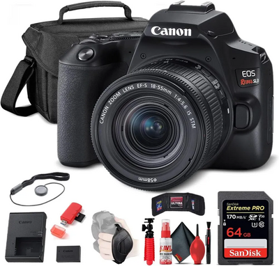 Canon EOS REBEL SL3 (BK) + EF-S18-55mm f/4-5.6 IS STM kit Image