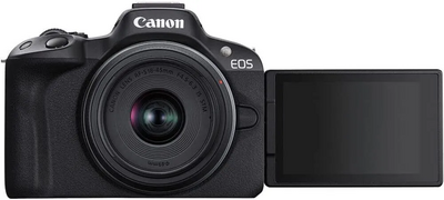 Canon EOS R50 RF-S18-45mm F4.5-6.3 IS STM & RF-S55-210mm F5-7.1 IS STM Lens Kit (Black) Image