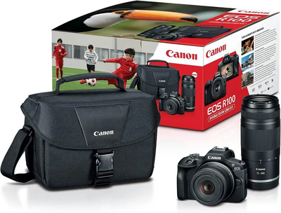 Canon EOS R100 Double Zoom Lens Kit Image