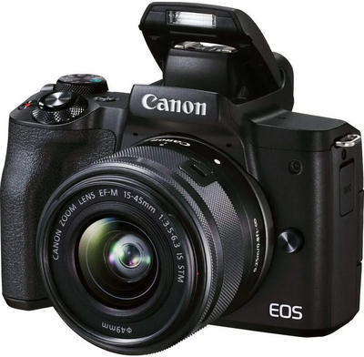 Canon EOS M50 Mark II + EF-M 15-45mm IS STM Kit Black Image