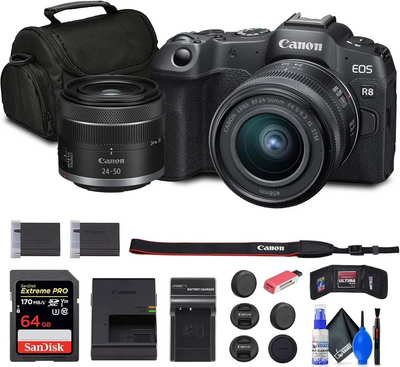 Canon EOS R8 RF24-50mm F4.5-6.3 IS STM Lens Kit Image