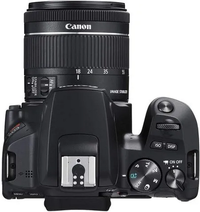 Canon CANON EOS REBEL SL3 DSLR , Built-in Wi-Fi, Dual Pixel CMOS AF and 3.0 inch Vari-angle Touch Screen, Body, Black Image
