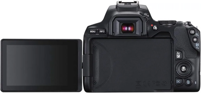 Canon CANON EOS REBEL SL3 DSLR , Built-in Wi-Fi, Dual Pixel CMOS AF and 3.0 inch Vari-angle Touch Screen, Body, Black Image