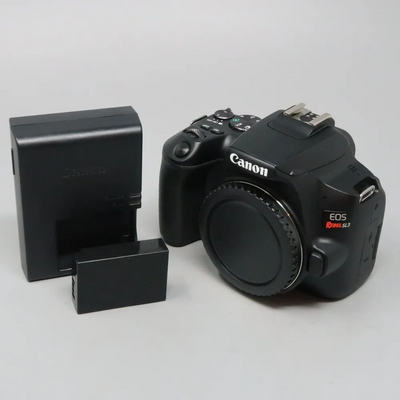 Canon CANON EOS REBEL SL3 DSLR , Built-in Wi-Fi, Dual Pixel CMOS AF and 3.0 inch Vari-angle Touch Screen, Body, Black Image