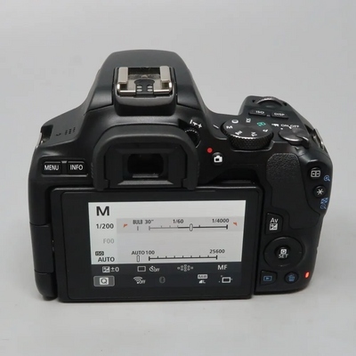 Canon CANON EOS REBEL SL3 DSLR , Built-in Wi-Fi, Dual Pixel CMOS AF and 3.0 inch Vari-angle Touch Screen, Body, Black Image